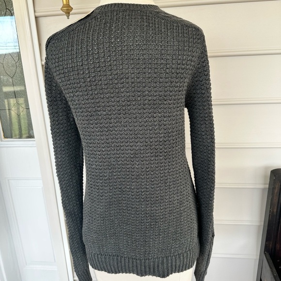 Michael Kors gray chunky knit sweater size S - Picture 9 of 15